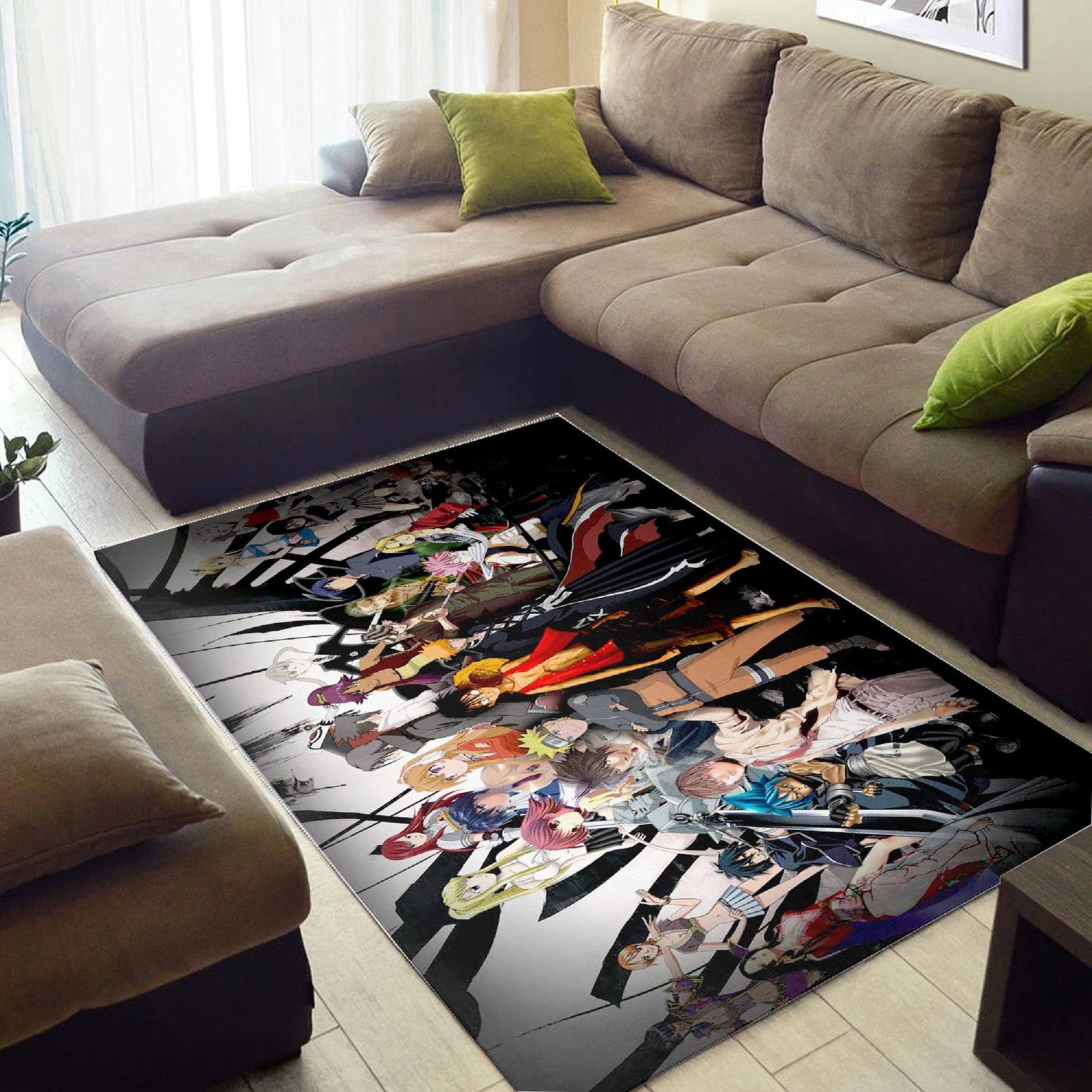 Japanese Anime Manga Cute Rug Anime Rug Anime Room Decor Etsy