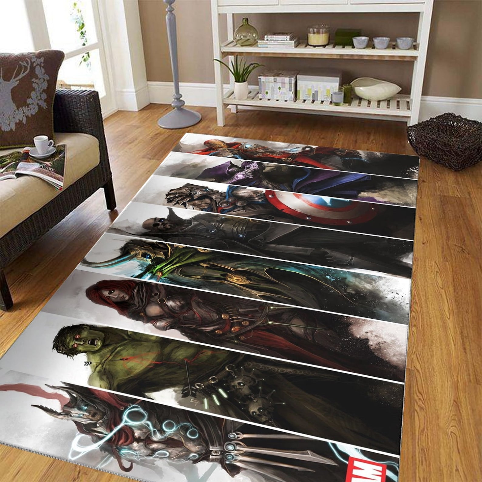 Marvel Avengers Area Rug Marvel Avengers Marvel Avengers Etsy