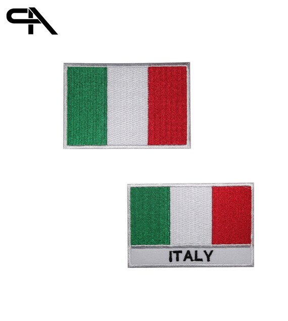 Italy National Flag Embroidered Patch Iron on Sew On Badge For Clothes Bags etc Italy National Flag Embroidered Patch Iron on Sew On Badge For Clothes Bags etc