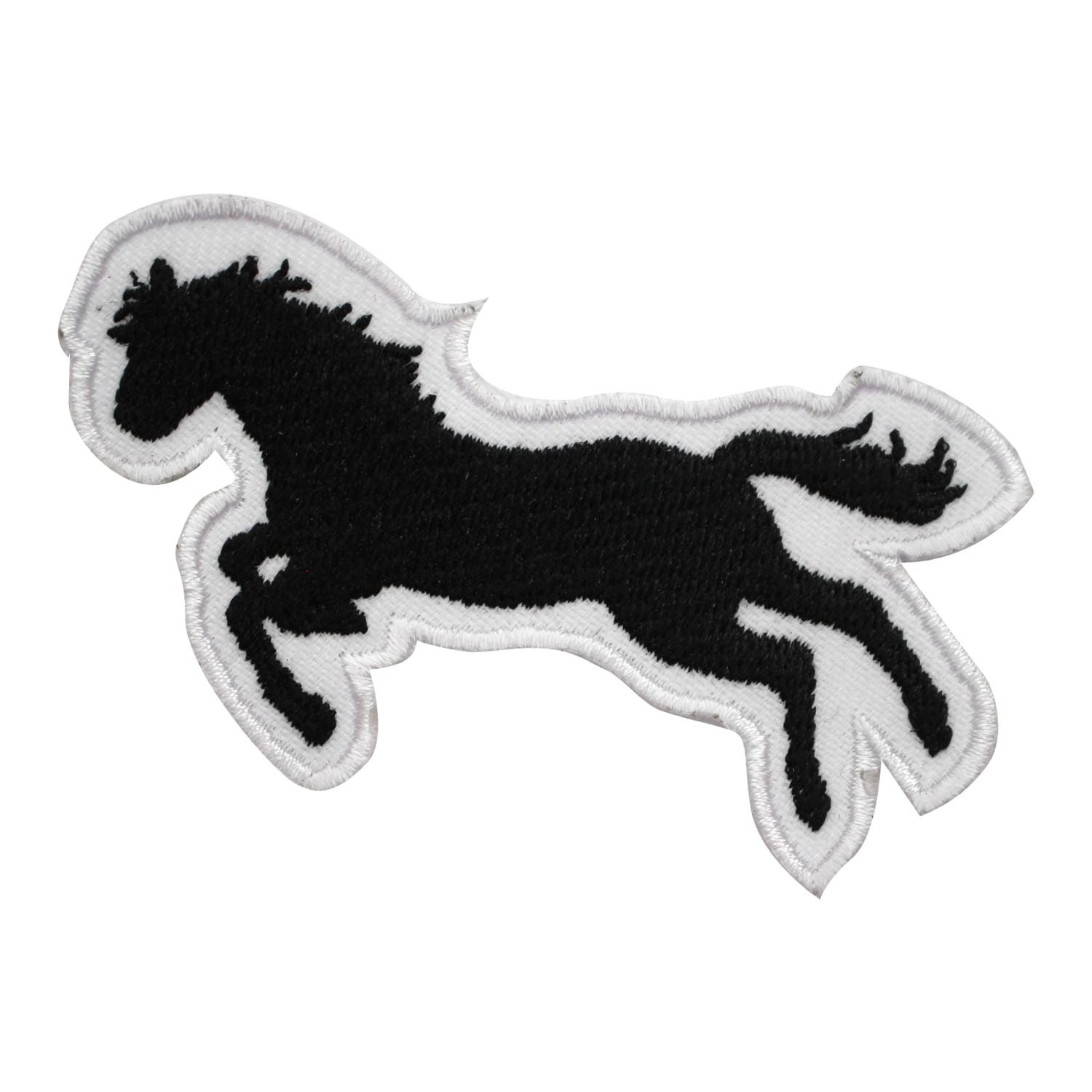 Jumping Horse Patch horse patch, horse lover patch, kids rhymes patch Embroidered Iron on Sew on Patch Badge For Clothes etc. 8x4.5 cm