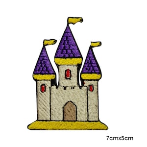 Castle Patch, Princess patch, cartoon patch, kids rhymes patch Embroidered Iron on Sew on Patch Badge For Clothes etc.