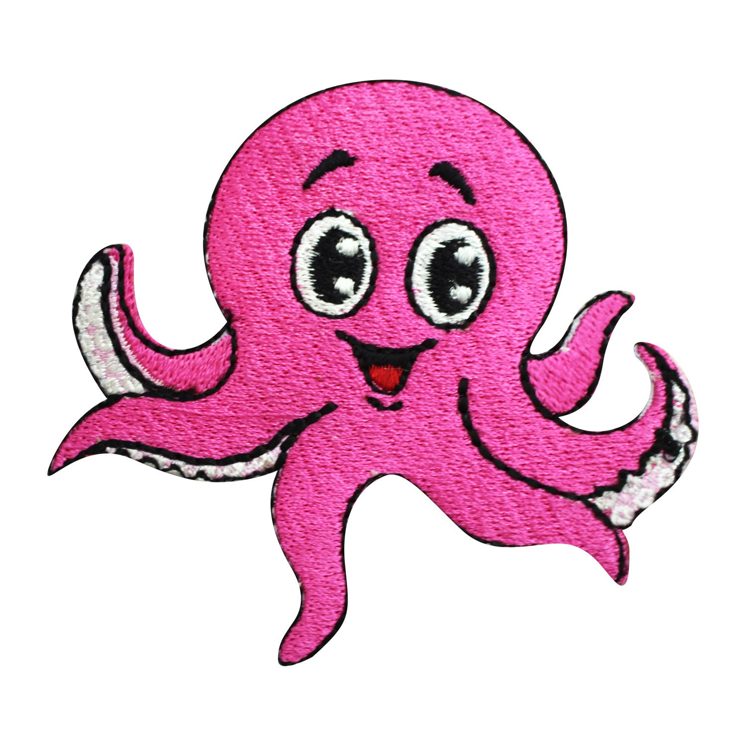 2 Octopus Iron-on Patches, Cute Octopuses to Iron On, Sea Creature