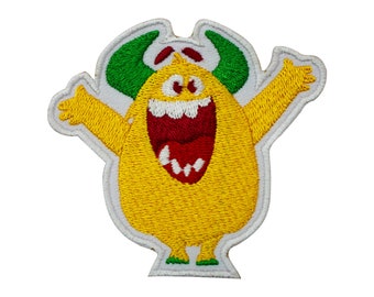 monster patch, baby monster patch, kids rhymes patch Embroidered Iron on Sew on Patch Badge For Clothes etc. 8x7.5cm