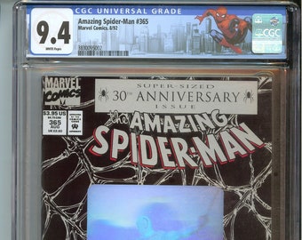 Amazing Spider-Man  #365  CGC 9.4  "1ST Appearance of Spider-Man 2099"