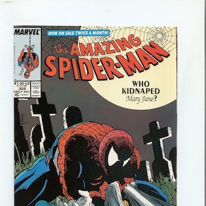 Amazing Spider-Man  #308  vf/nm 9.0 "Todd Mcfarlane Artwork"