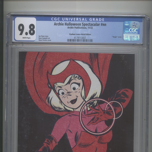 Archie Halloween Spectacular CGC 9.8 "Stadium Comics Metal Edition'
