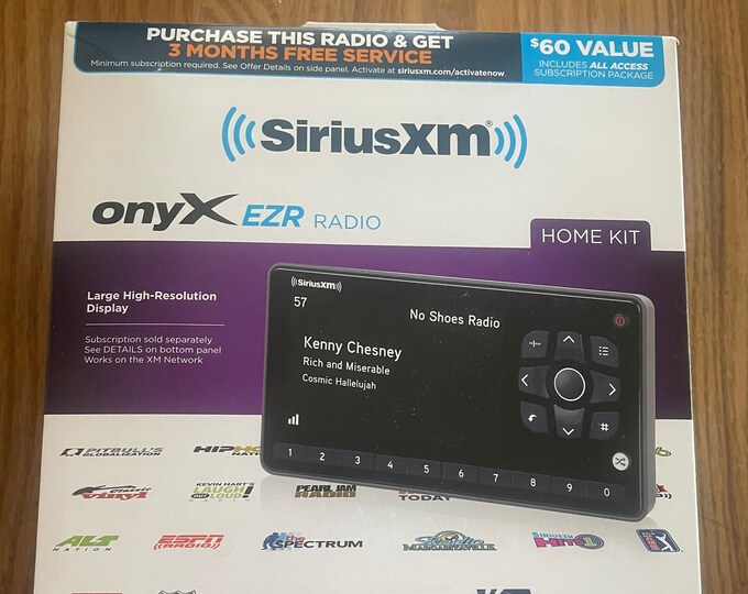 Siriusxm Onyx Ezr Radio & Home Kit Etsy