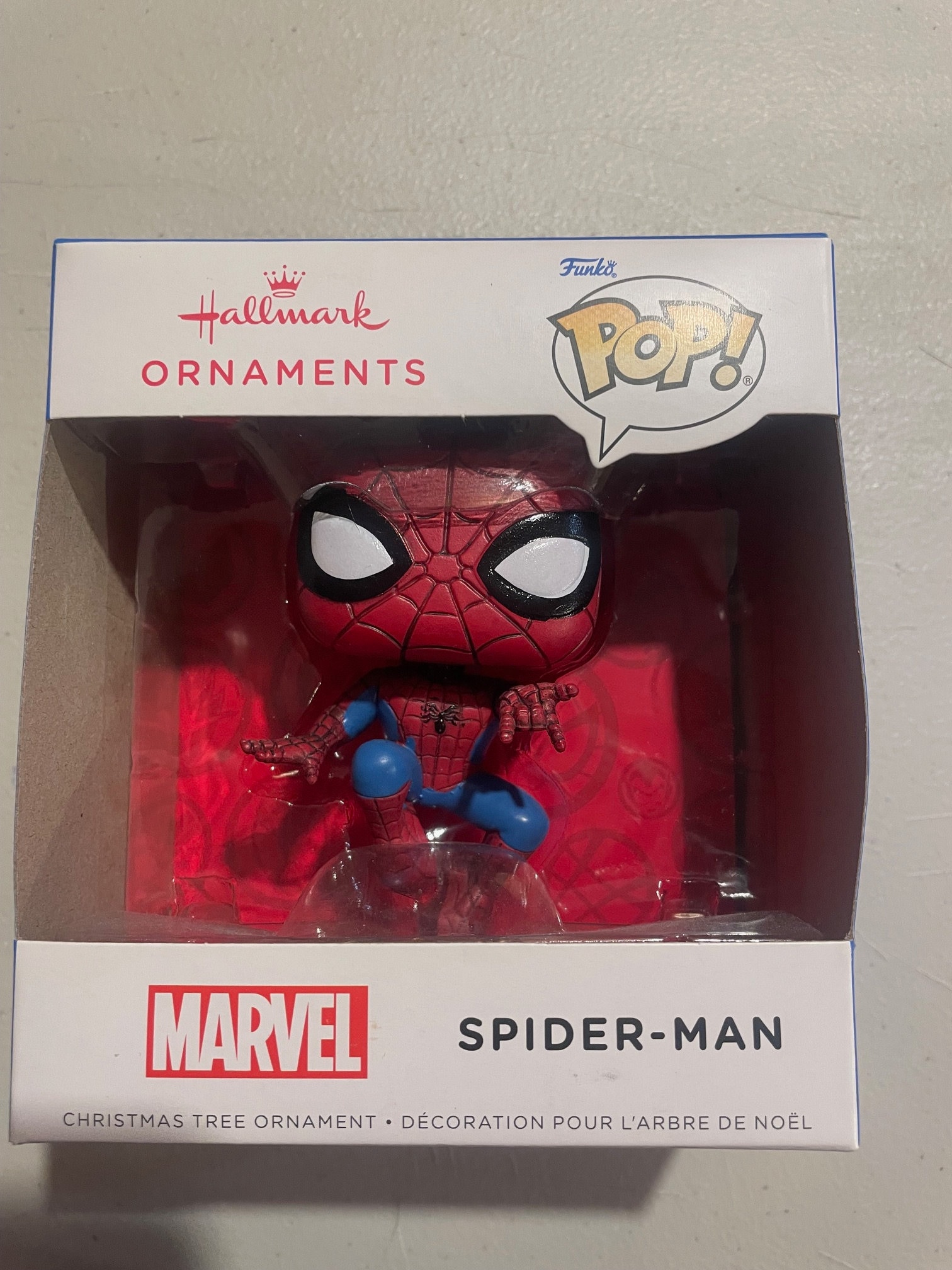 Figure Spiderman Christmas Pop Spider-Man Spider-Man In Santa Hat