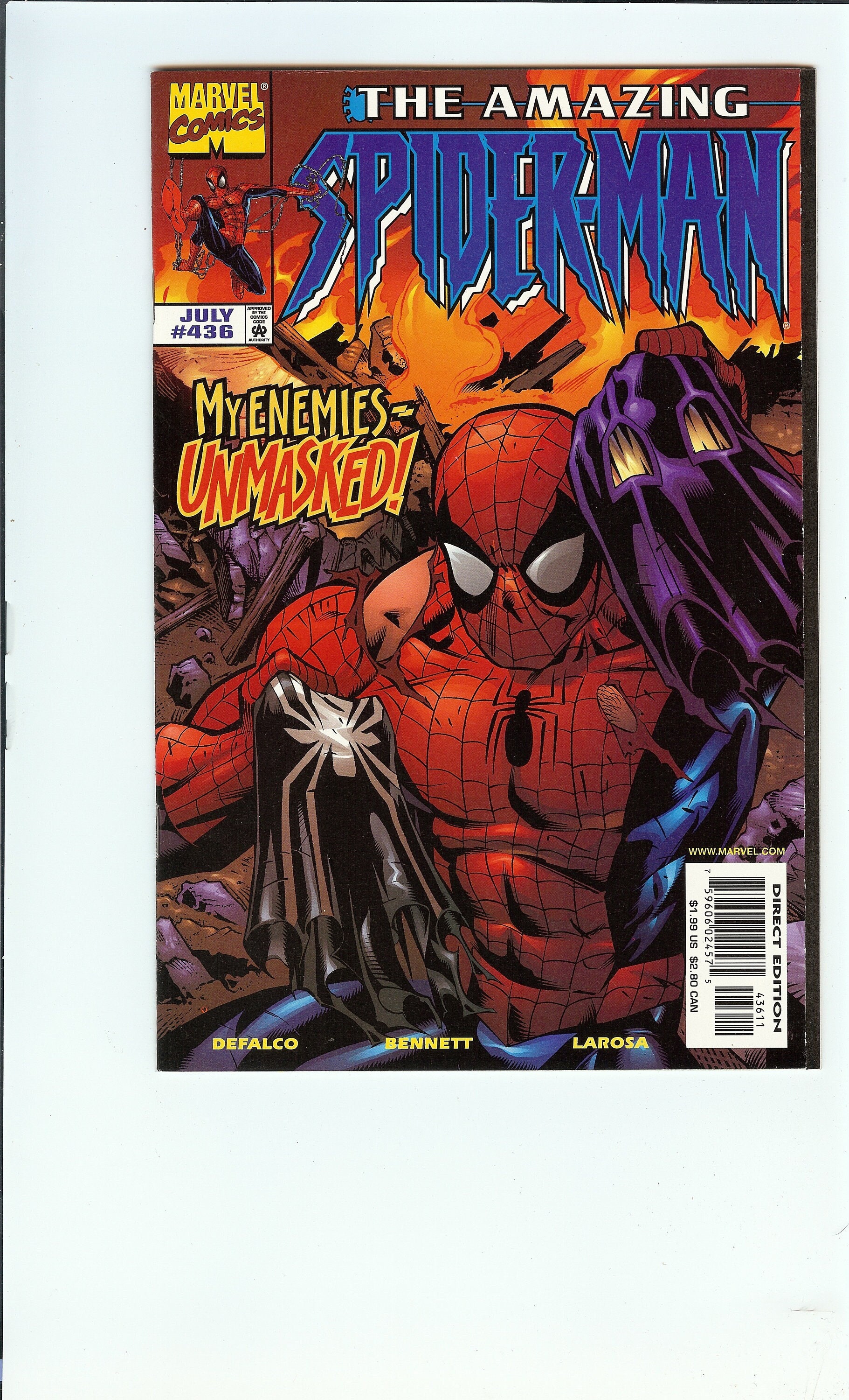 Amazing Spider-man #436 Nm , #439 Nm - Etsy