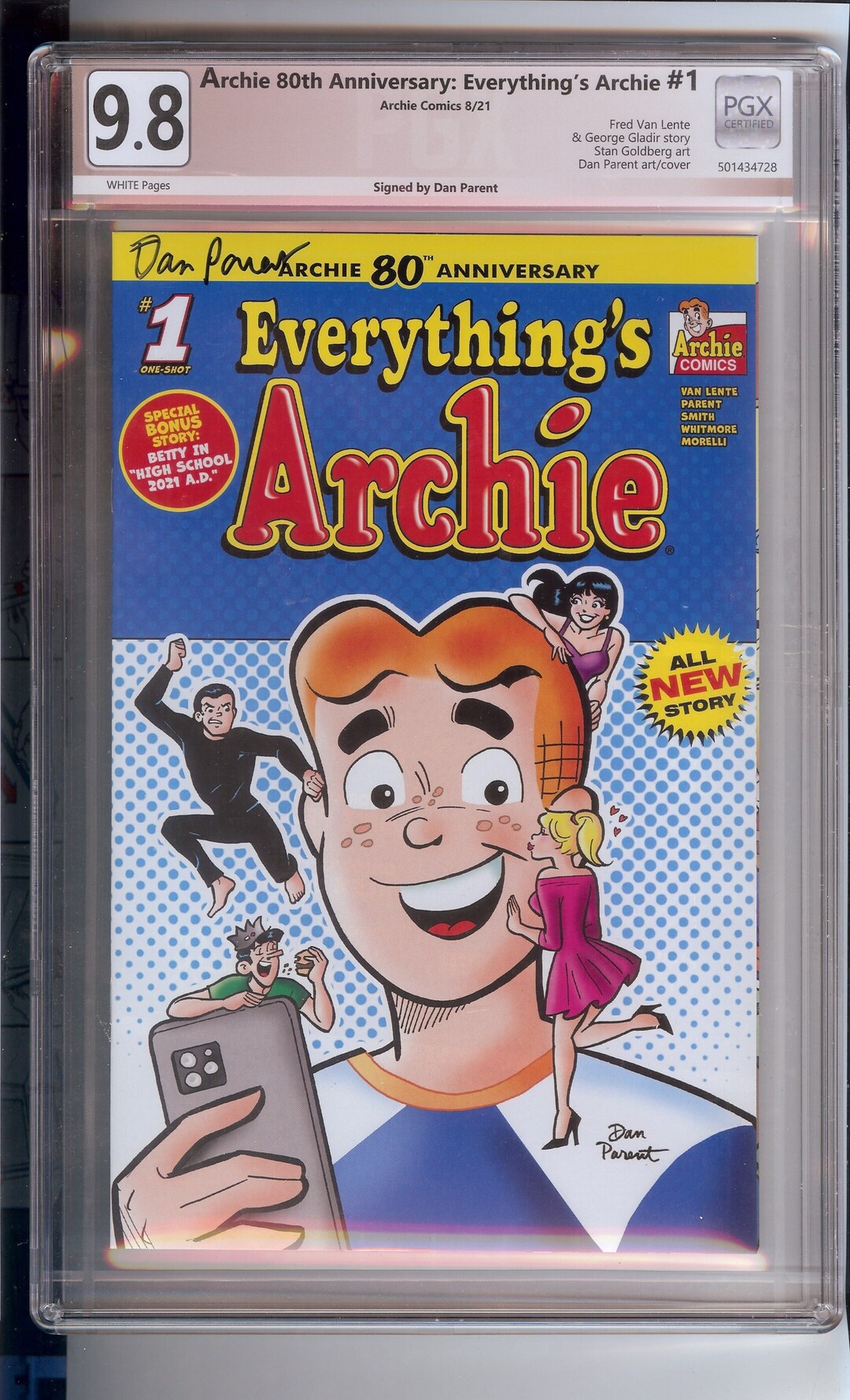 Archie 80th Anniversary: Everything's Archie #1 PGX 9.8 SS 