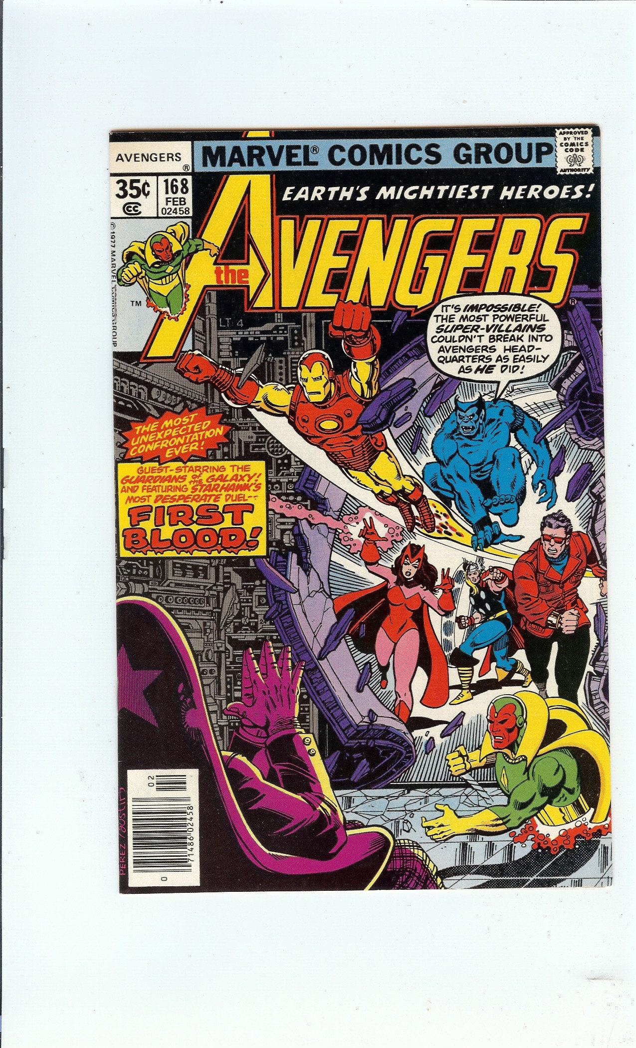 ファンタスティック コミック marvel Avengers #168 NM- - Etsy