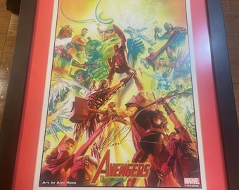 Alex Ross SIGNED Marvel Avengers 60th Anniversary NYCC 2023