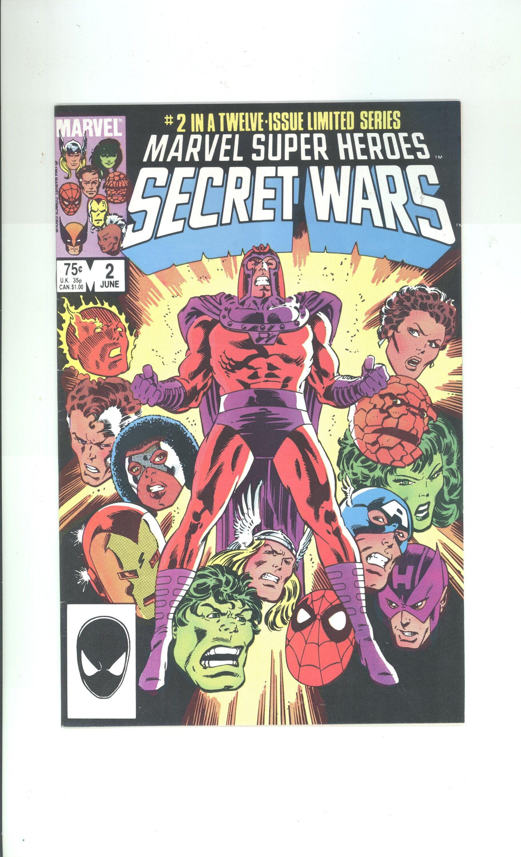 Marvel Super Heroes Secret Wars #2 Vf/nm - Etsy