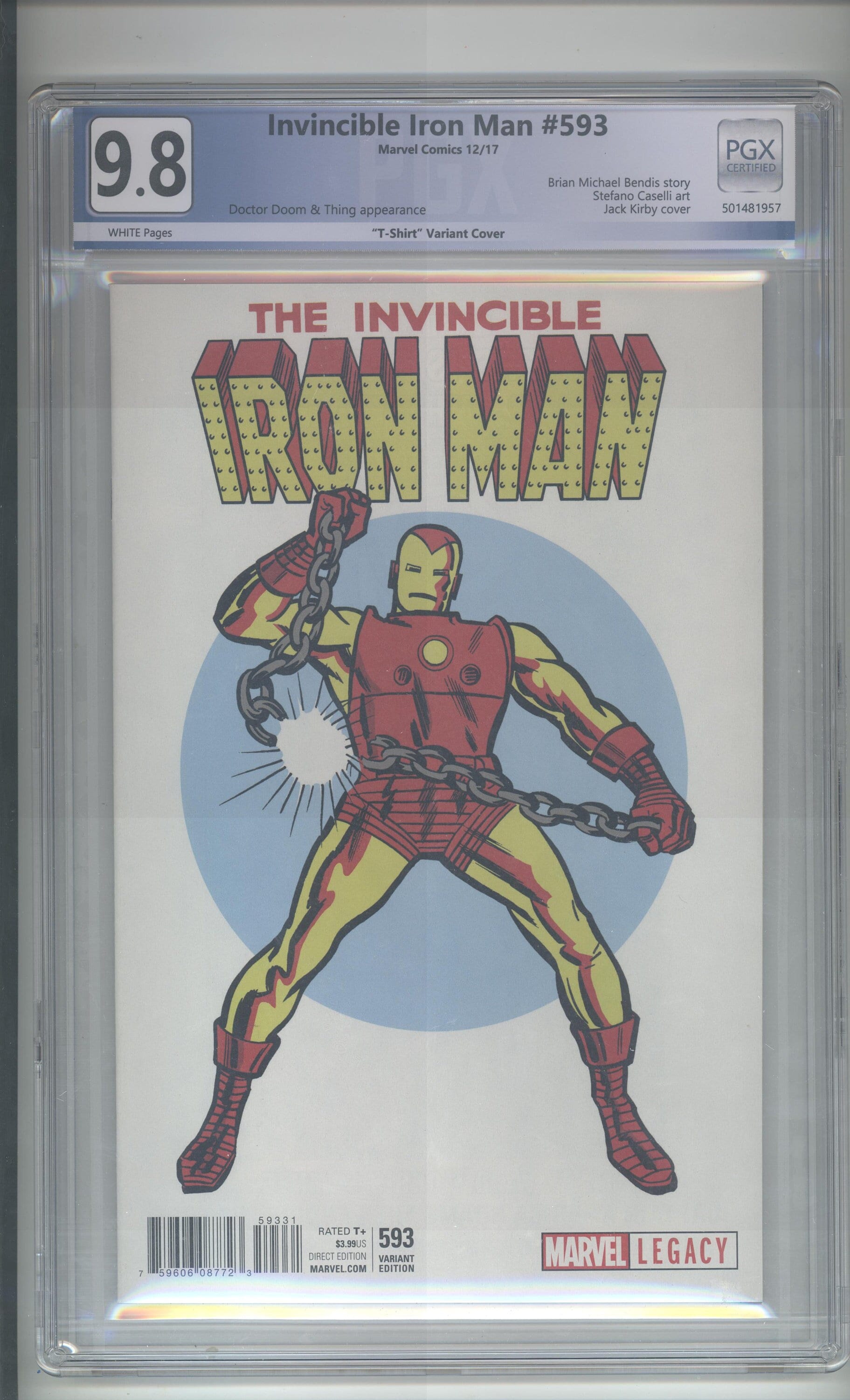 Invincible Iron Man #593 PGX 9.8 