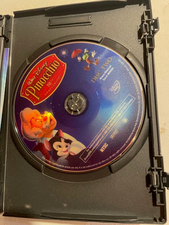 Disney - s925　DVD WALT DISNEY PINOCCHIO 70TH ANNIVERSARY PLATINUM EDITION DVD