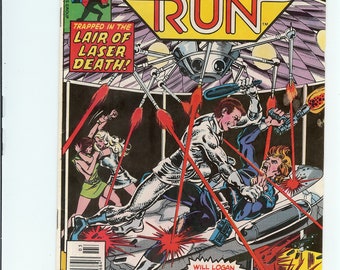 Logans Run  #3  vg , #4 fine/vf , #5  vg, #6 vg