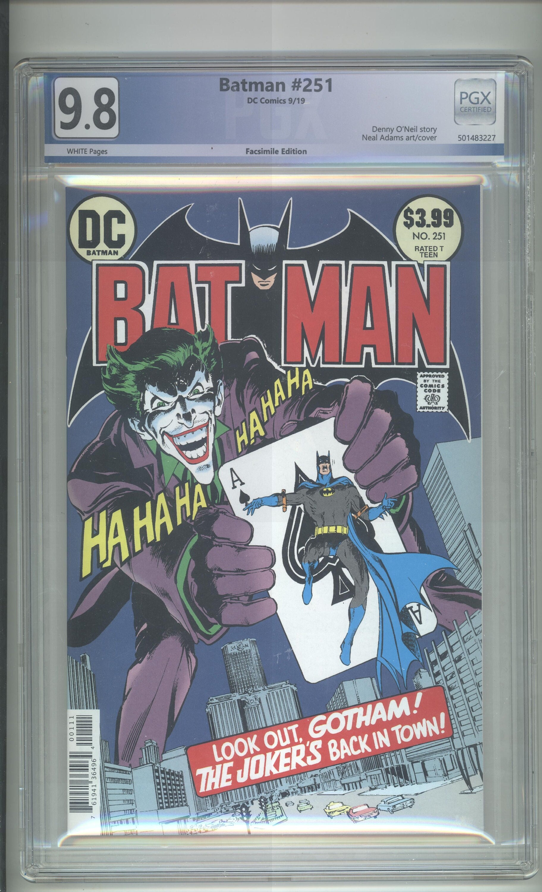 Batman #251 Facsimile Edition PGX 9.8 