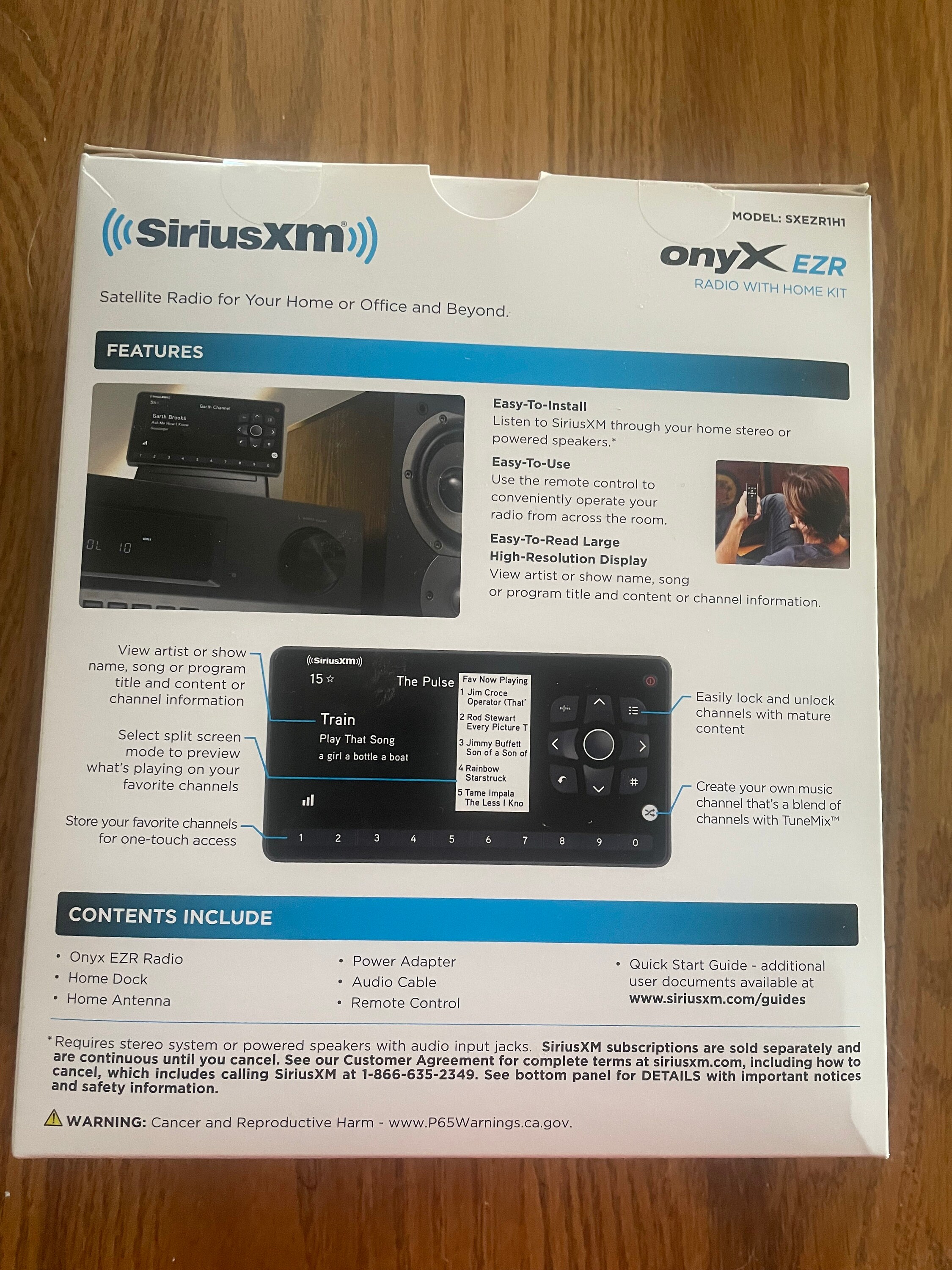 Siriusxm Onyx Ezr Radio & Home Kit Etsy