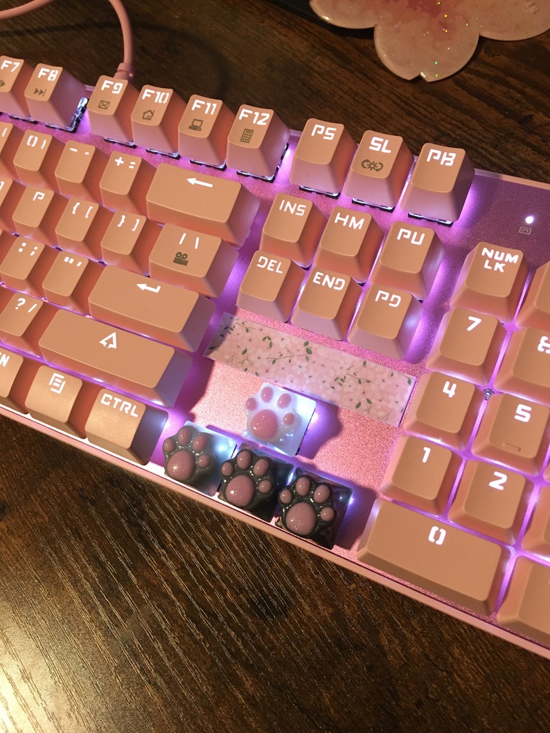 Arrow Cute Keycaps Resin ESC Key Artisan Paw Custom Set
