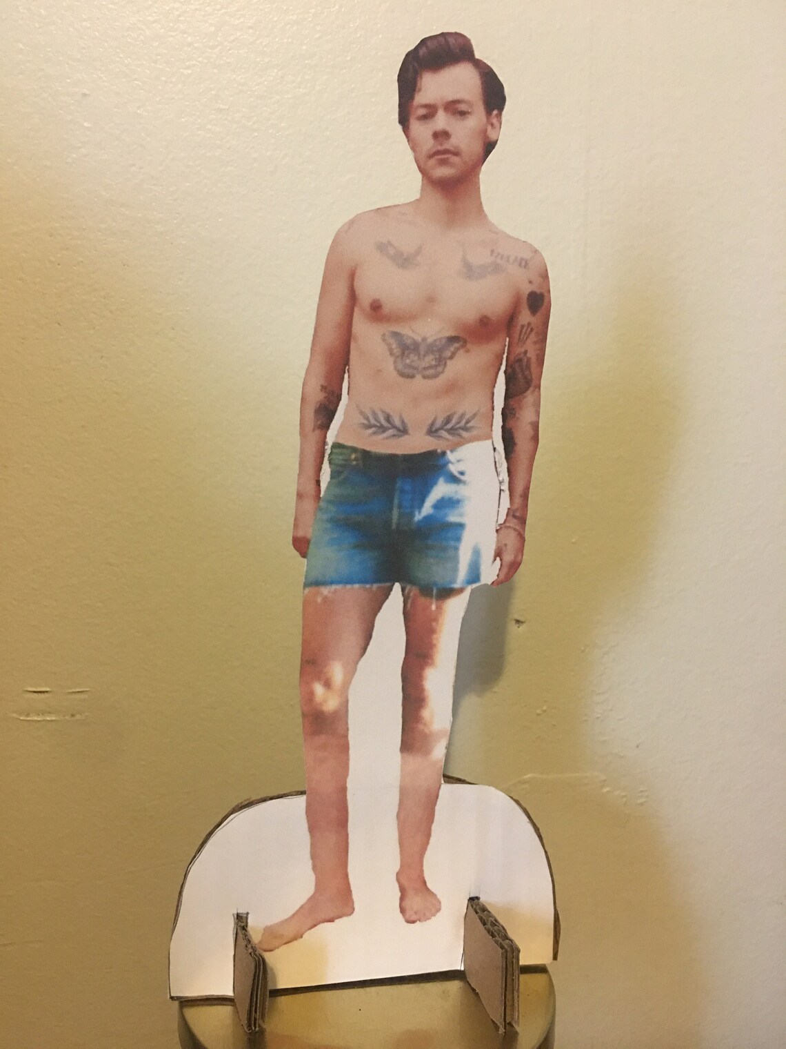 Harry Styles Cardboard Cutout Paper Doll with Four Outfits Etsy