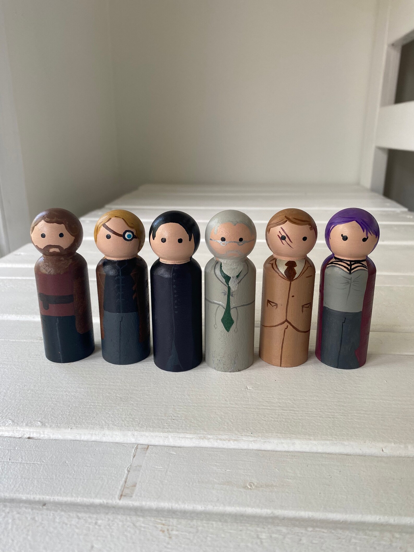 Custom Harry Potter peg dolls Etsy