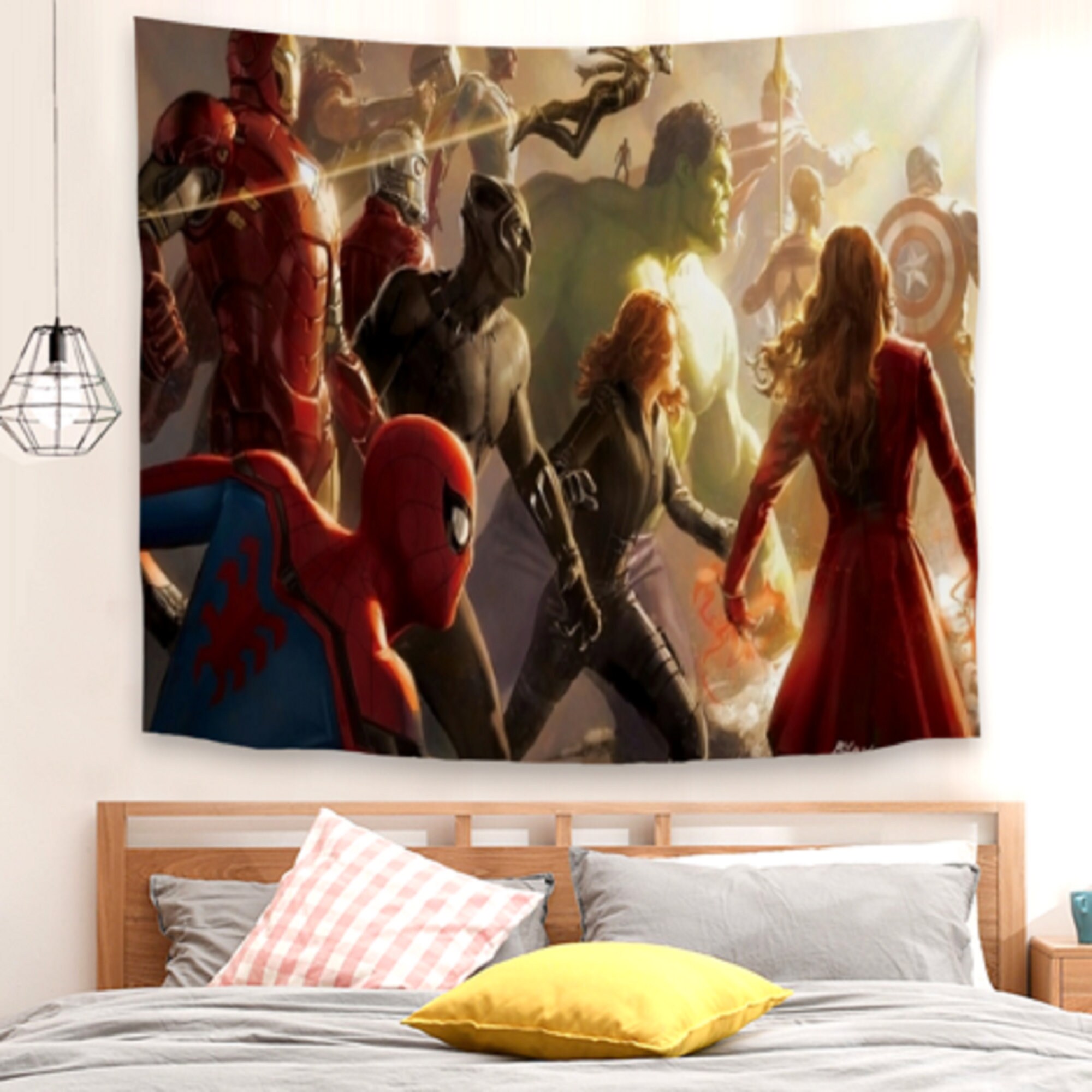 Marvel tapestry DC hero tapestry multiple size options Etsy
