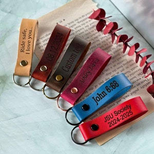Personalized Leather Keychain, Customized Keychain, Best Gift, coordinates key chain longitude latitude keychain, Custom Leather Key chain