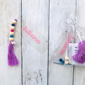 DIY Bookmark Kit, Easter Basket Filler for Girl, Birthday Party Activity, Book Lover Gift for Kid, Personalized Bookmark, Party Favor