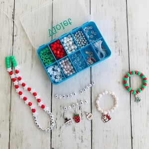 Cadeau Noël Kit Créatif Fabrication Bijoux 112 Pièces Bracelets