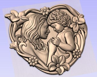Fichier STL mère et enfant