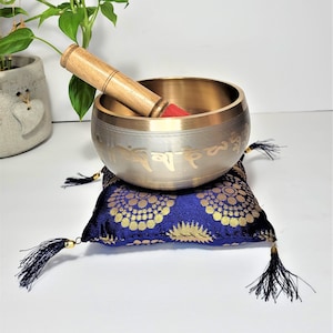 SALE 40%off|Tibetan Singing Bowl Buddha Mantra Meditation Yoga Bowl Healing Sound Therapy Bowl