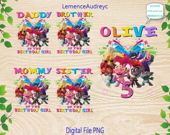 Download Trolls Birthday Svg Etsy