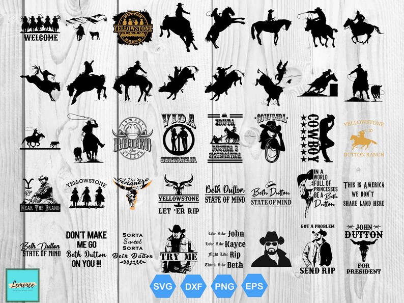 Download Yellowstone Bundle SVG /Huge Bundle Svg /Beth Dutton Svg | Etsy
