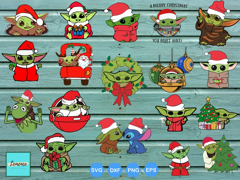 Download Christmas Baby Yoda SVG Bundle Santa Baby Yoda SVG Baby | Etsy