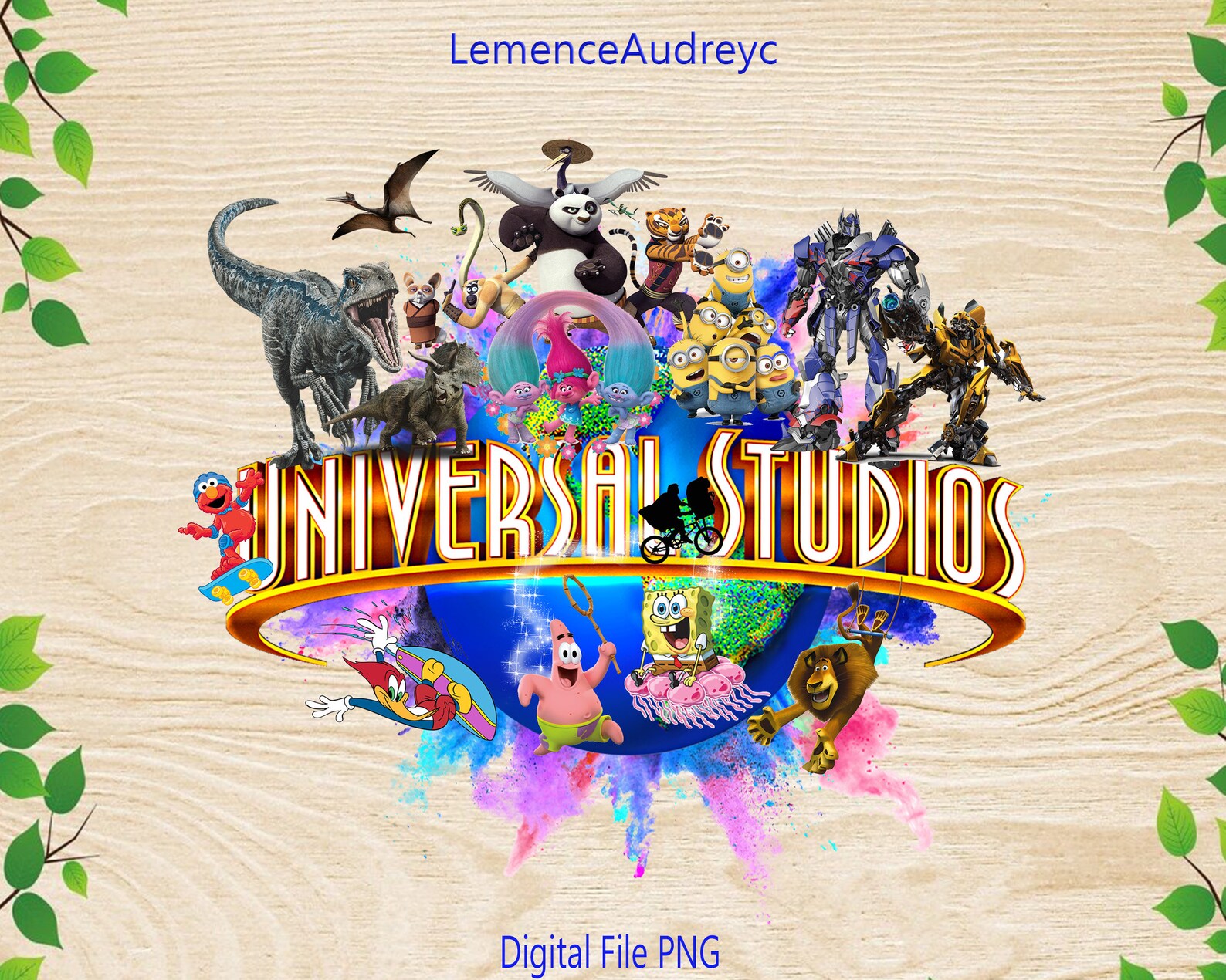 Universal Studios Vacation Sublimation PNG Universal Studios Etsy