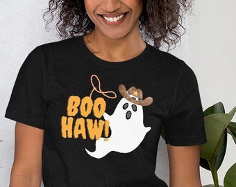 Boo Haw Halloween Ghost Unisex t-shirt