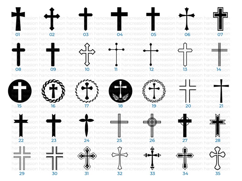 Cross SVG Bundle, Christian Svg, Religious Svg, Faith Svg, Jesus Cross ...