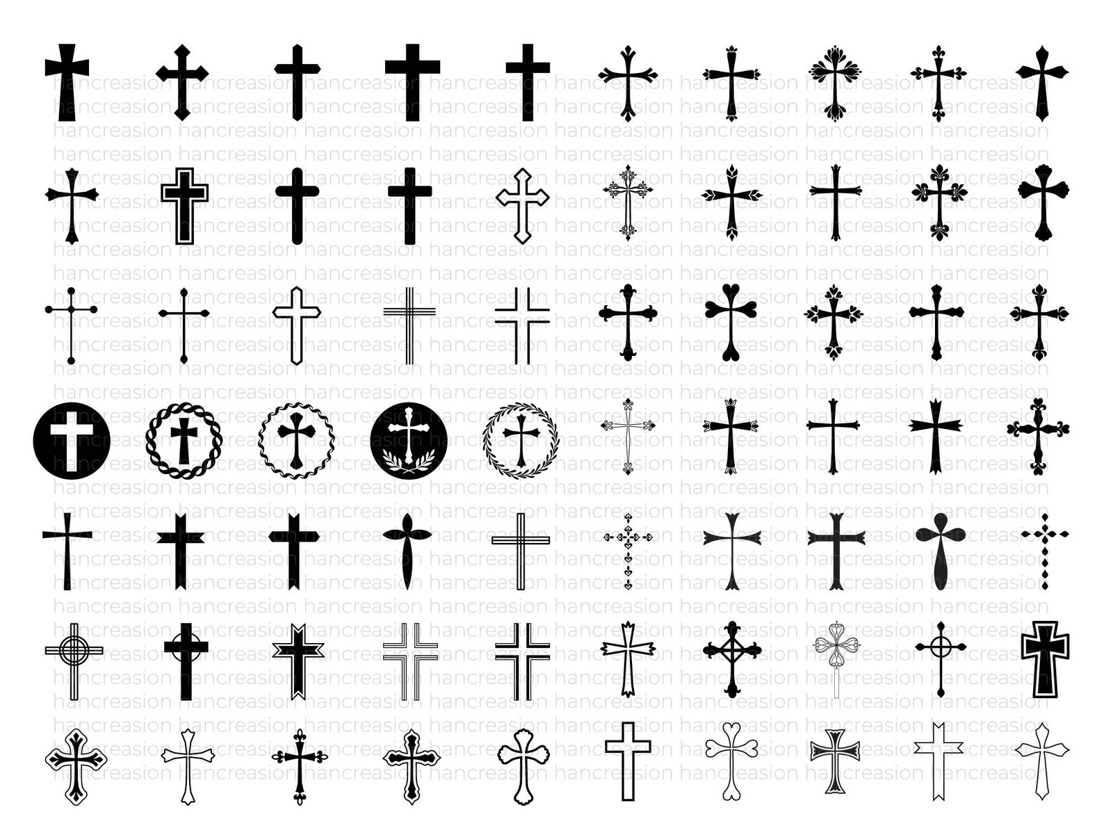 Cross SVG Bundle, Christian Svg, Religious Svg, Faith Svg, Jesus Cross ...