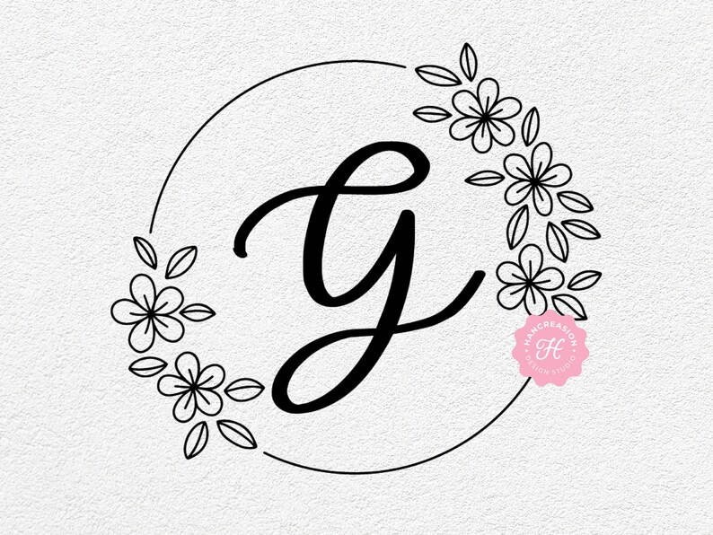 Monogram SVG Bundle Last Name Svg Initial Monogram Svg Etsy