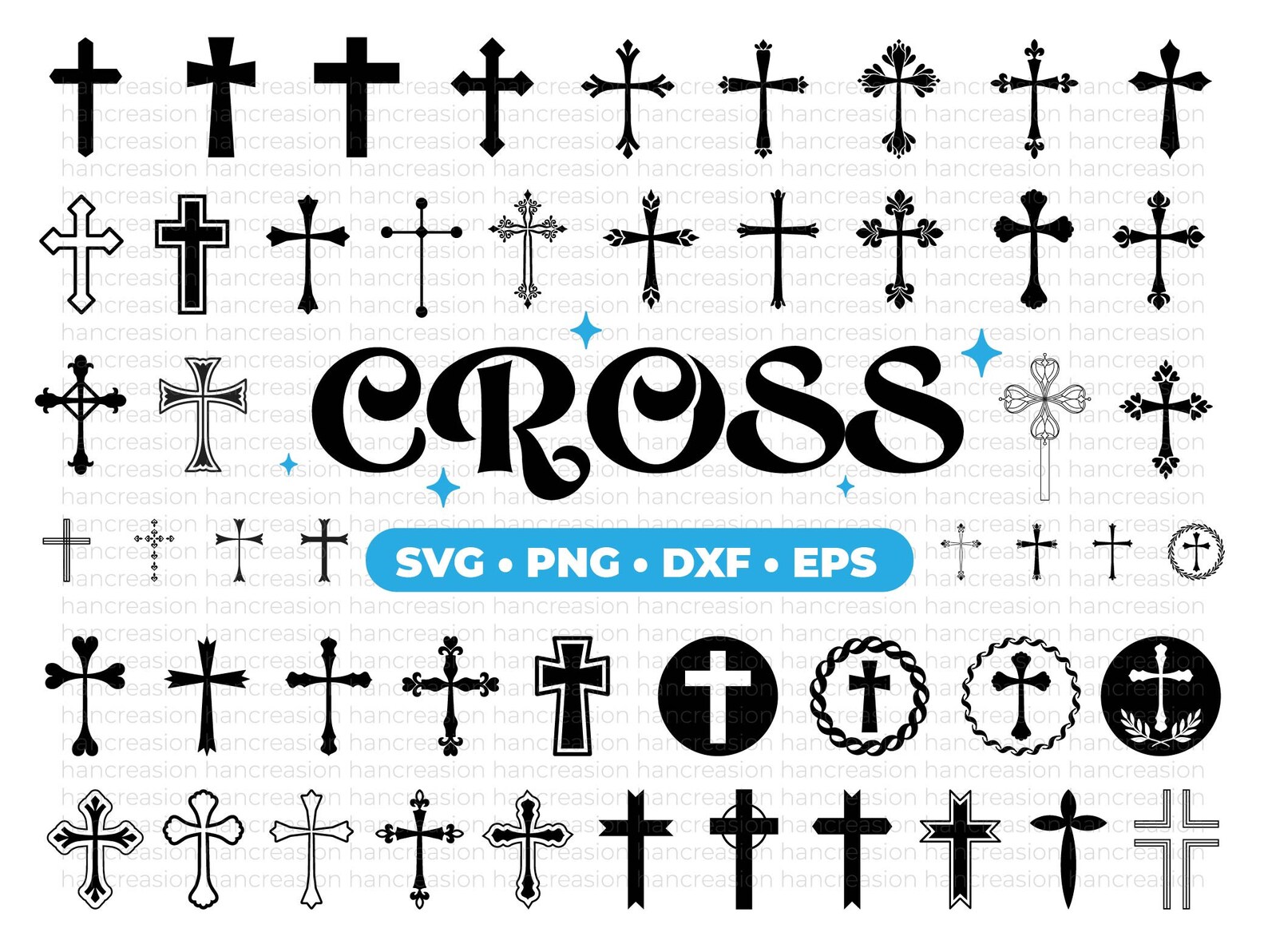 Cross SVG Bundle, Christian Svg, Religious Svg, Faith Svg, Jesus Cross ...