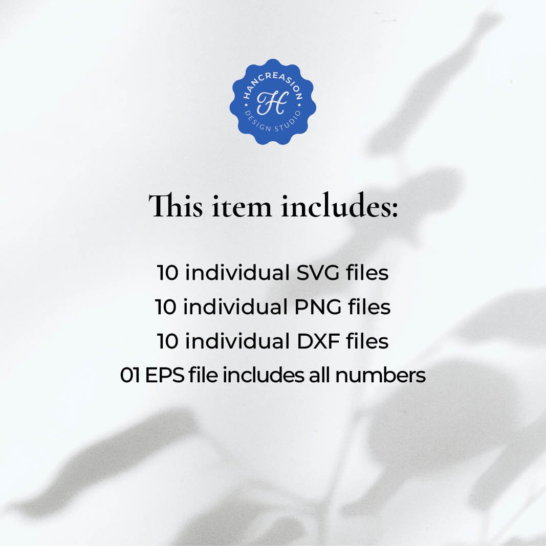 Split Number SVG Bundle, Divided Number Svg, Number Clipart, Number ...