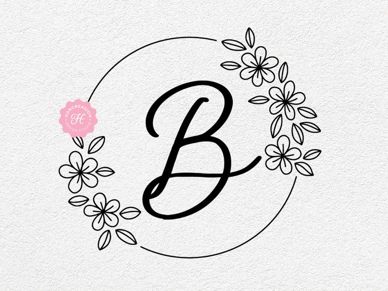 Monogram SVG Bundle Last Name Svg Initial Monogram Svg Etsy