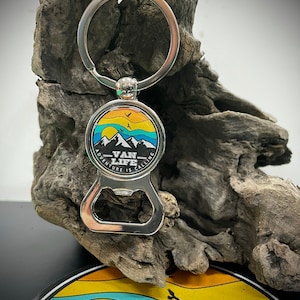 Van Life Adventure is calling  Metal  bottle opener Keyring Camper camping Fob  T4 T5 T25 T1 T2 Christmas gift Father's Day