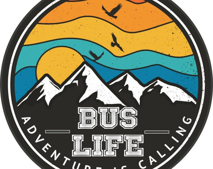 Aufkleber Vinyl Aufkleber Abenteuer Wartet Van Life Camper