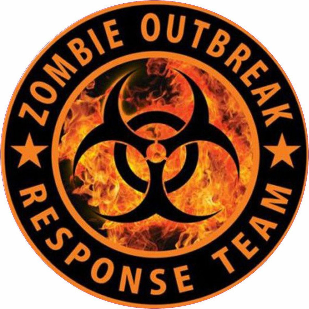 Adesivi In Vinile Con Simbolo Del Rischio Biologico Zombie - Foto 3