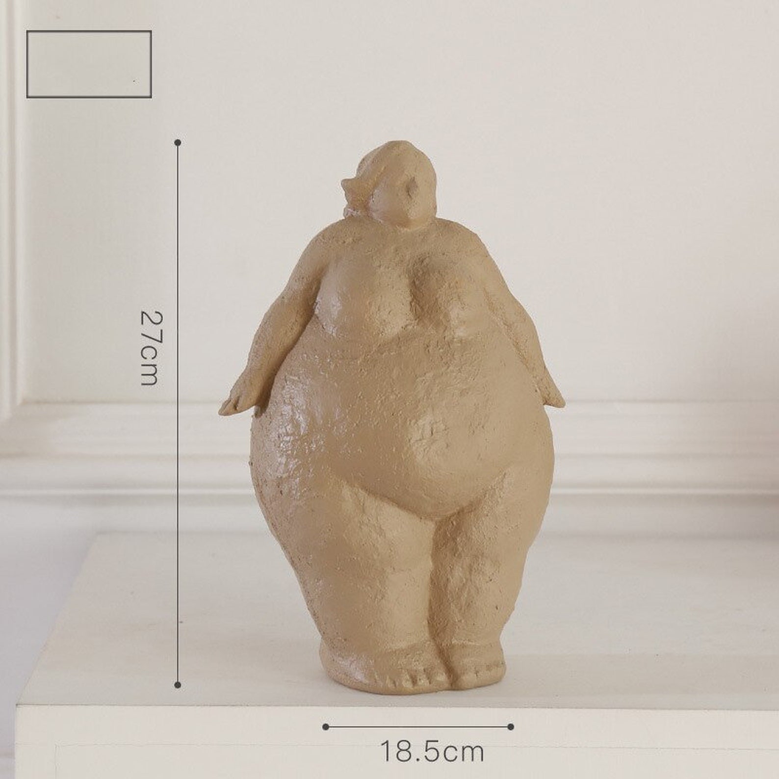 Abstract Fat Lady Figurines Nordic Creative Woman Ornament Etsy