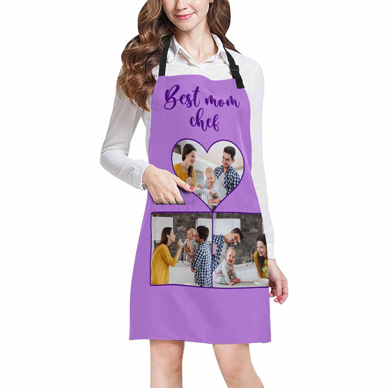 Customized Photo Mother's Day Apron with Pocket/Adjustable Etsy