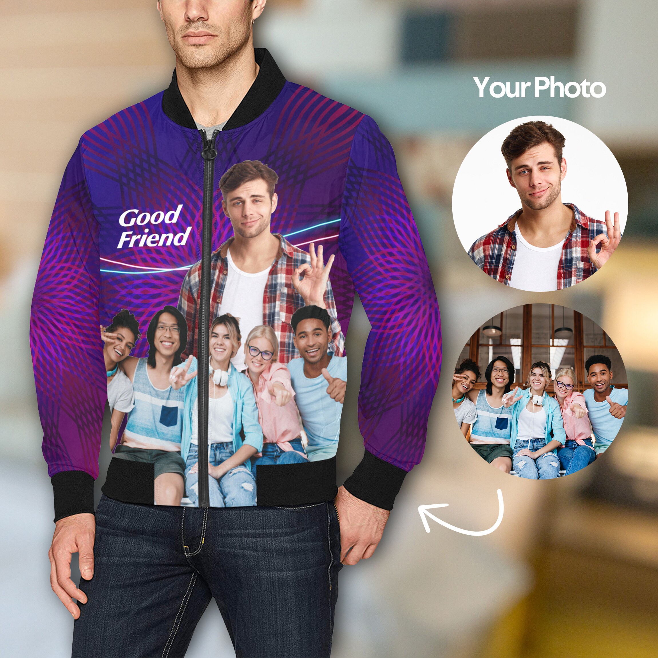 Custom Print Jacket - Etsy
