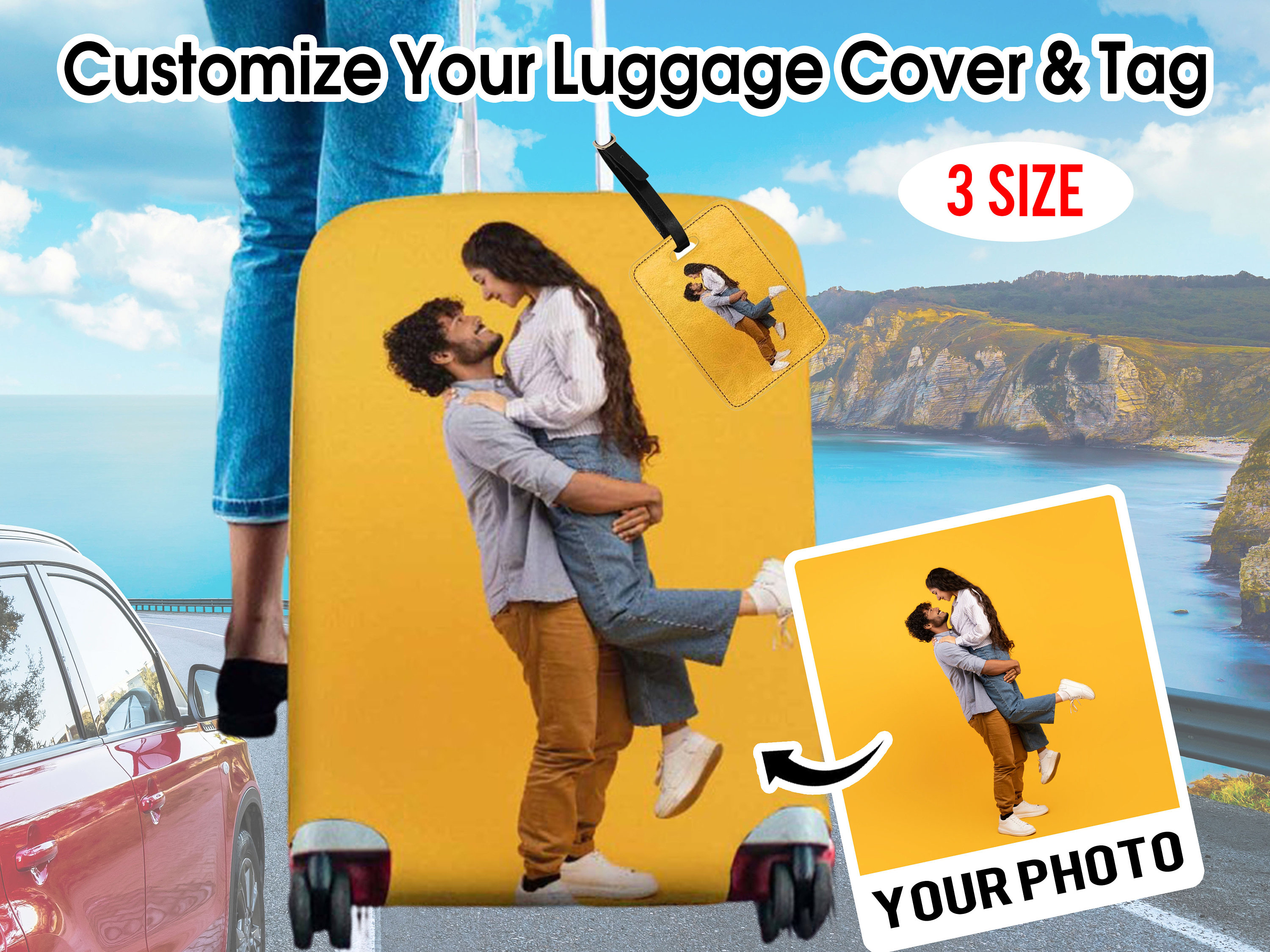Personalized leather luggage handle wrap, luggage cover, grip bag, - Shop  Leather Studio 39 Luggage & Luggage Covers - Pinkoi