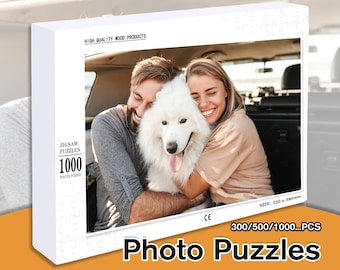 Personalized Photo Puzzle: Custom Wooden Jigsaw Puzzle
